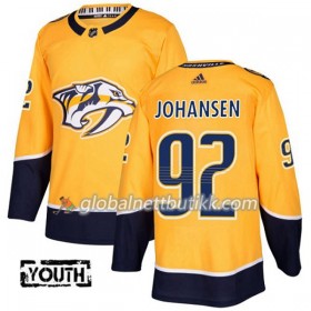 Nashville Predators Hockeydrakt Ryan Johansen 92 2017-2018 Golden Adidas Authentic - Barn